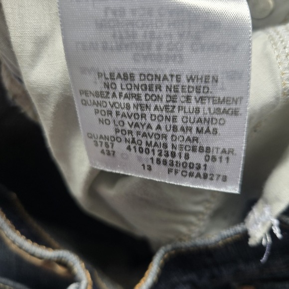 Levi's 529 4M Curvy Boot Leg Blue Jeans Denim Mid Rise Preppy Western Rodeo - Picture 7 of 9